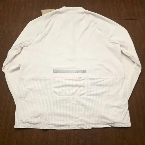 Nike Therma-Fit Running Pull-Over 1/2 Zip White Reflective DV9297–030 Men's XL